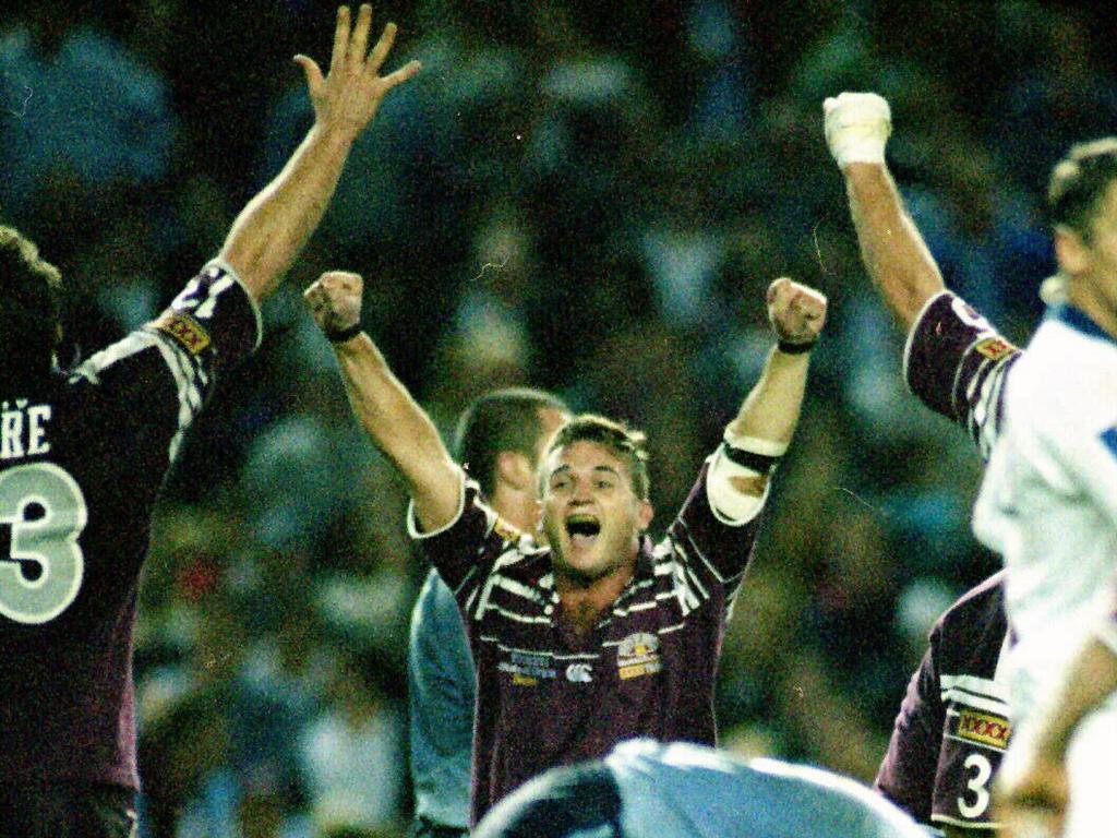 Craig Teevan rejoices in 1995.