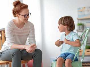 Communicating effectively through speech is seen as a key indicator of children's early reading and writing abilities. Picture: KatarzynaBialasiewicz