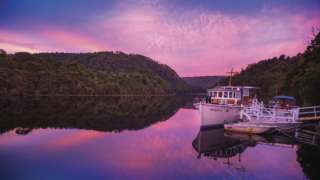 The picturesque Pieman River at Corinna. Picture: Tourism Tasmania