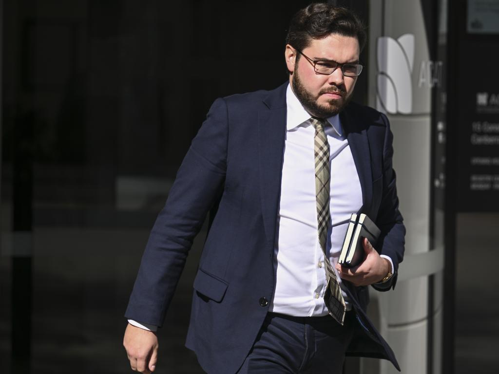 Bruce Lehrmann was issued a notice to appear on two counts of rape in the Toowoomba Magistrates Court in January and his case has been mentioned multiple times since then. Picture: NCA NewsWire / Martin Ollman