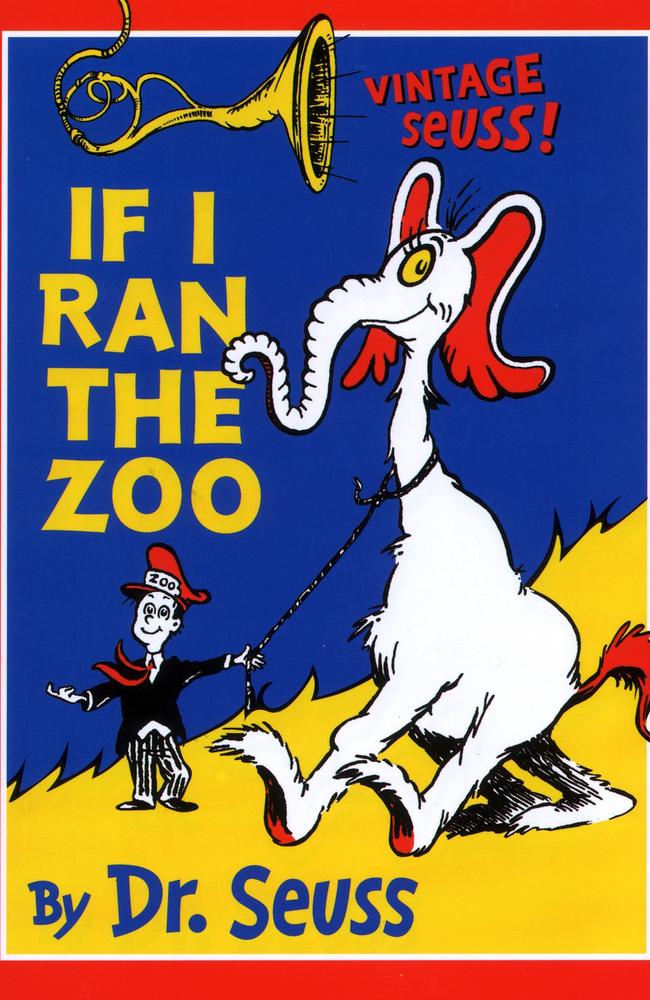 Cover of the book "If I Ran The Zoo" by Dr Seuss.