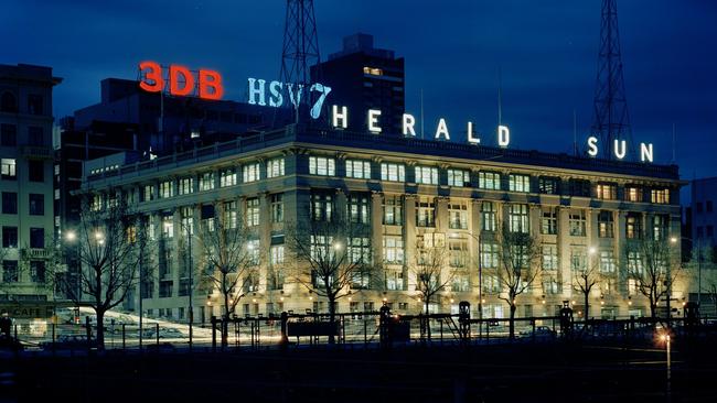 1971: Herald and Weekly Times Building. Picture: Maggie Diaz/Gwendolen De Lacy/Diaz Collection