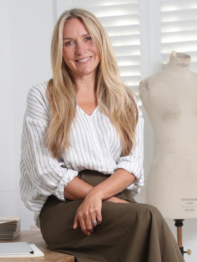 Fashion designer Collette Dinnigan. Picture: David Swift