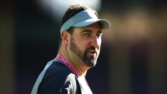 Assistant coach Dean Cox during the Sydney Swans training session at the SCG on July 11, 2024.. Photo by Brett Costello(Image Supplied for Editorial Use only - **NO ON SALES** - Â©Brett Costello )