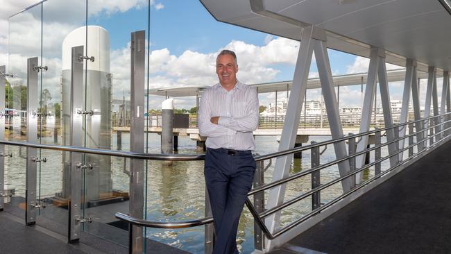 Drummoyne MP John Sidoti at the recently-upgraded Cabrita wharf. He does not support an expansion at Gladesville Bridge Marina. Picture: Monique Harmer