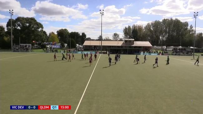 REPLAY: National U15's Boys Hockey Championships - VIC Development vs QLD Maroons