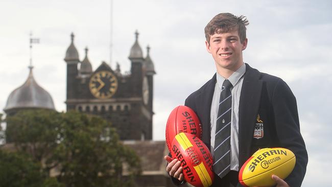 Melbourne Grammar School, Melbourne, Year 11 student Tom Holt, from Urana, NSW,   Picture Yuri Kouzmin