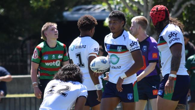 Sefanaia Cowley-Lupo. South Sydney Rabbitohs vs New Zealand Warriors, SG Ball 2023 round one, Redfern Oval Picture: Sean Teuma