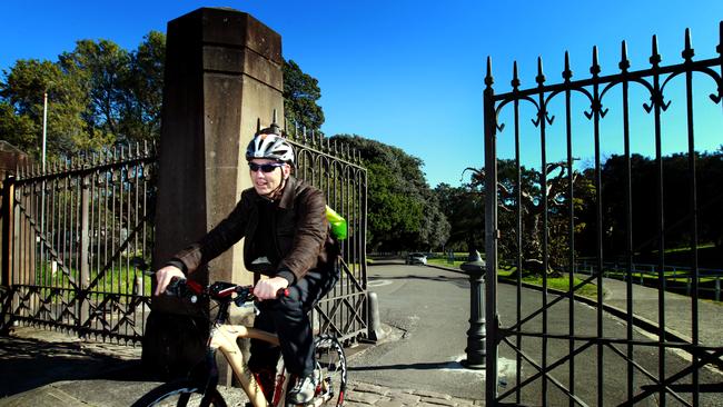 The new stretch of cycleway would begin at the Centennial Park gates at Paddington.