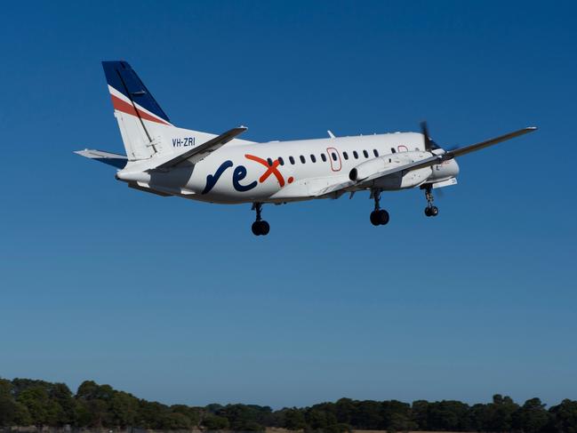 Rex has a fleet of 61 Saab 340s which are used on regional routes. Picture: Supplied.