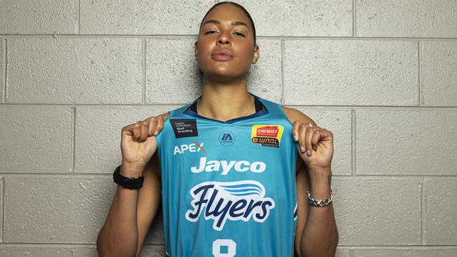 Liz Cambage is back in the WNBL for 2020 and will play with the Southside Flyers. Picture: NCA NewsWire / Daniel Pockett