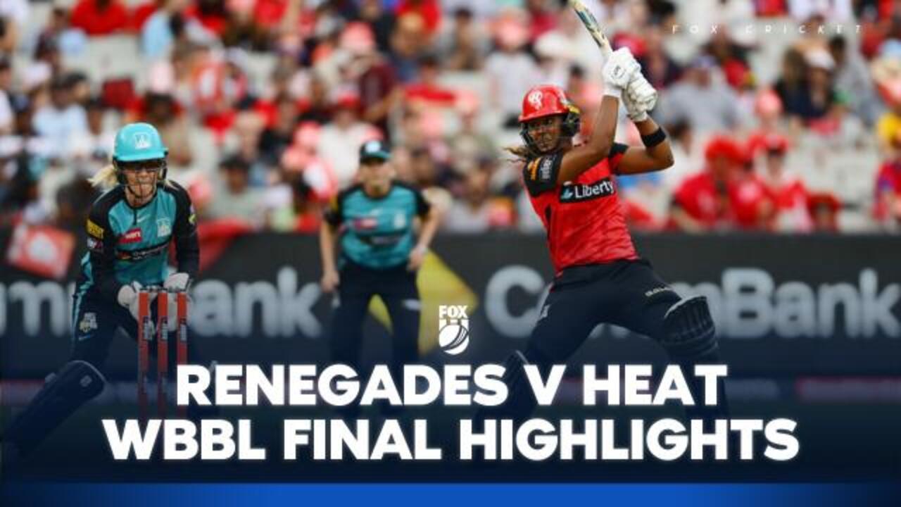 Renegades v Heat: WBBL FINAL Highlights