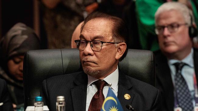 Anwar Ibrahim at the East Asia Summit in Jakarta. Picture: AFP