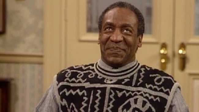 bill cosby striped sweater