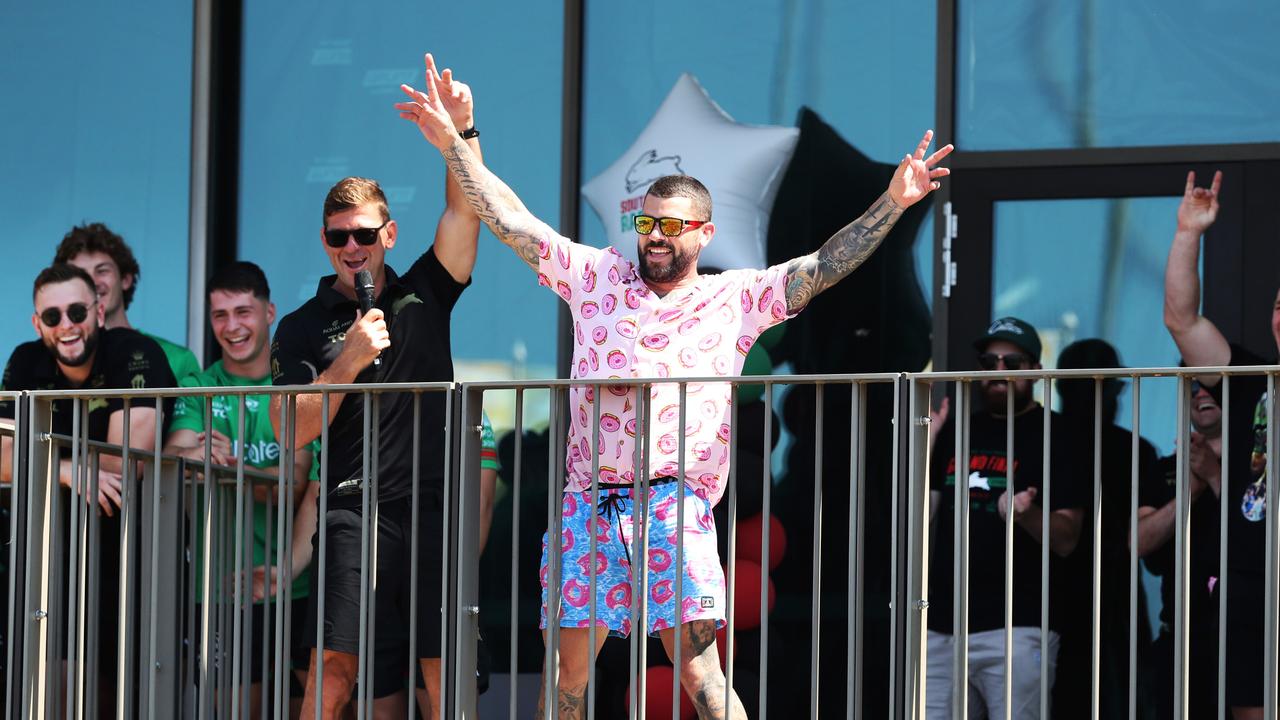 Rabbitohs Members and Supporters Reception at Gold Coast Sports Precinct after their loss to the Panthers in the NRL Grand Final. Adam Reynolds. Picture: NIGEL HALLETT