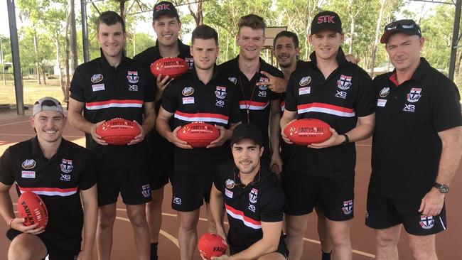 St Kilda players are in the Northern Territory for a training and culture camp. Picture: Supplied