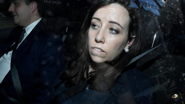 Kaila Murnain has been accused of crying “fake tears”. Picture: AAP