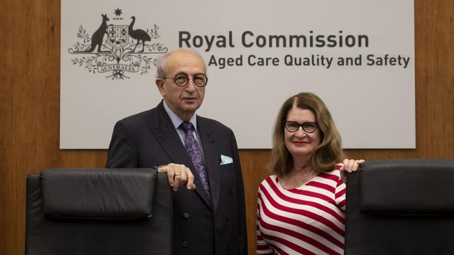 The aged-care royal commission has tapped into serious neglect and policy failure but commissioners Tony Pagone and Lynelle Briggs have clashed over the submission by counsel assisting. Picture: Arsineh Houspian