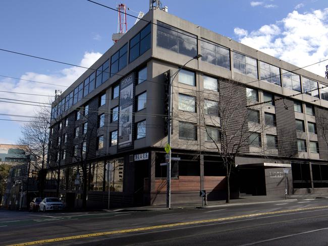 The Rydges on Swanston hotel in Melbourne, where returning travellers were quarantined. Picture: NCA NewsWire / David Geraghty