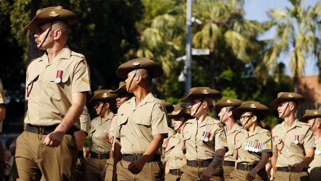 Anzac Day commemorations could be ‘a disaster’ if a greening project goes ahead. Picture: Tim Hunter