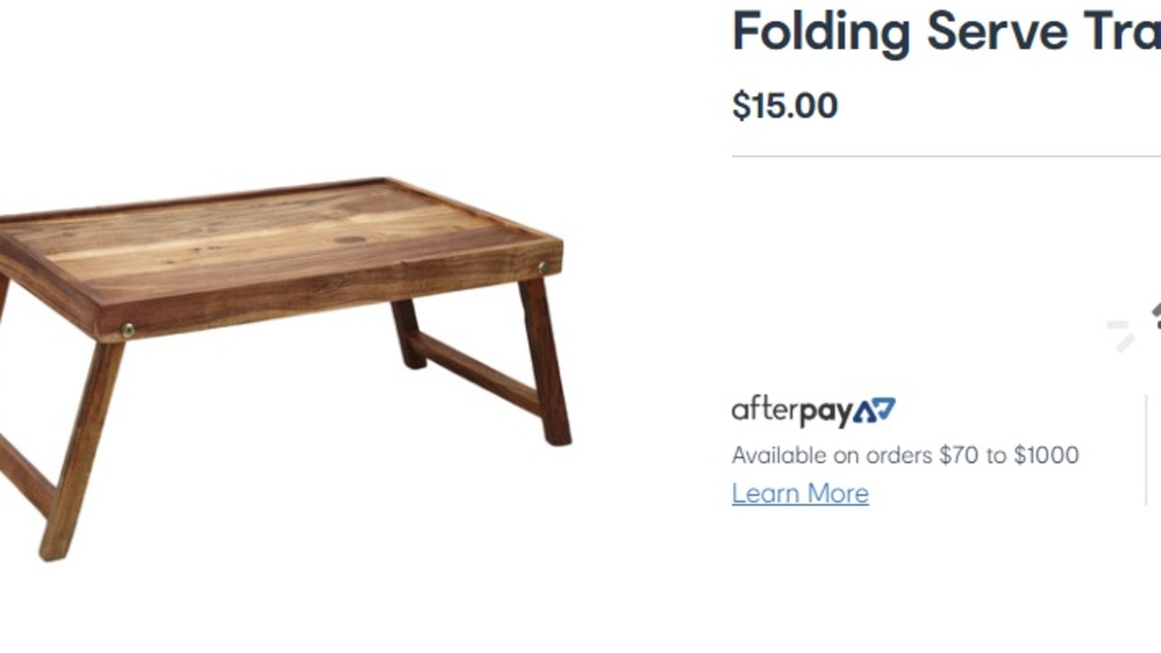 Folding study store table kmart