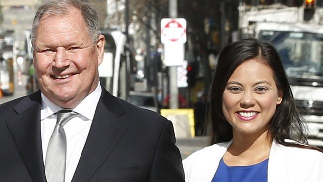 Former lord mayor Robert Doyle and former councillor Tessa Sullivan.