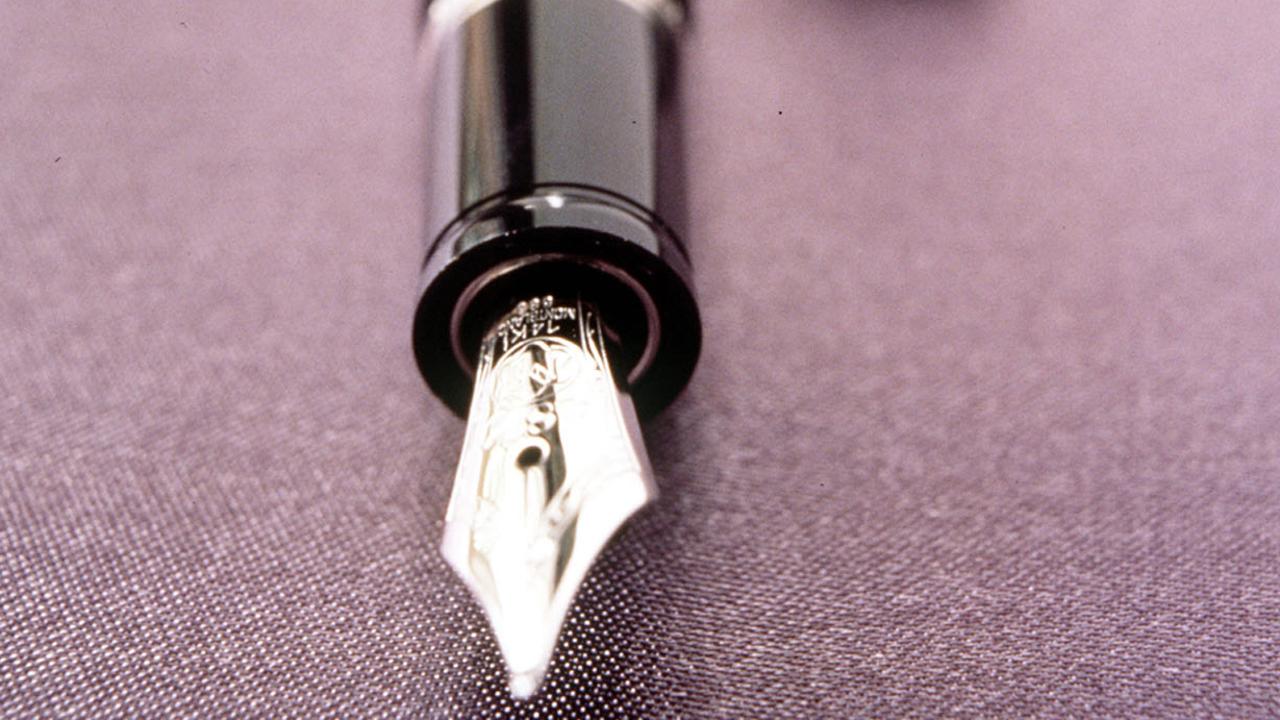 An example of a Mont Blanc fountain pen. Picture: Library