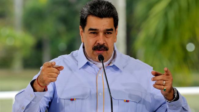 Venezuelan President Nicolas Maduro in Caracas. Picture: AFP