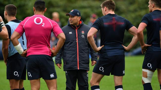 England coach Eddie Jones is having too much influence on World Rugby, according to Wallabies rival Michael Cheika. Picture: AFP