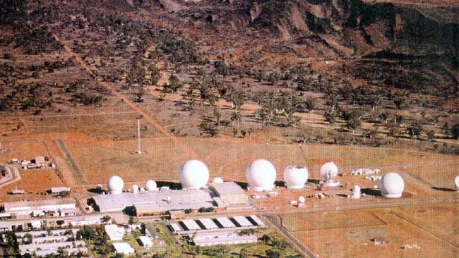 The Pine Gap missile defence system ground relay station in the Northern Territory.