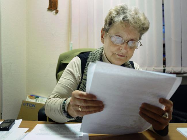 Russian human rights activist, the founder of the "Memorial" organisation Svetlana Gannushkina. Picture: AFP