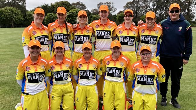 Riverina Bullets 2023 Country Bash side. Picture: Riverina Women's Cricket Facebook