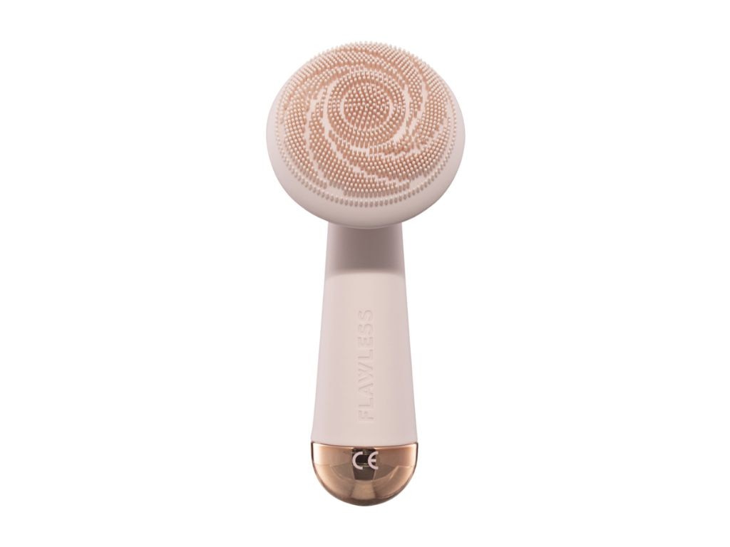 With a 4.7 average star rating, the FLAWLESS facial brush is great for a non-abrasive deep clean. Picture: Shaver Shop