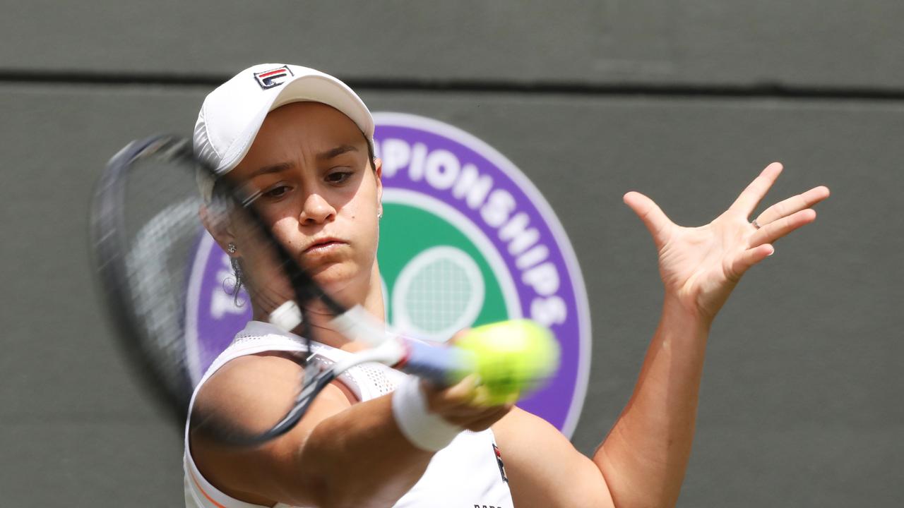 Ash back at Wimbledon. Picture: Ella Pellegrini