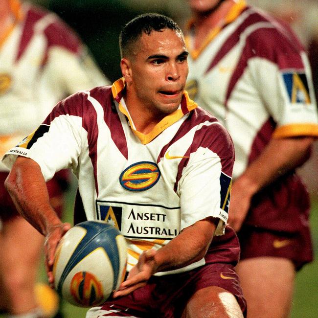 Anthony Mundine for the Broncos.