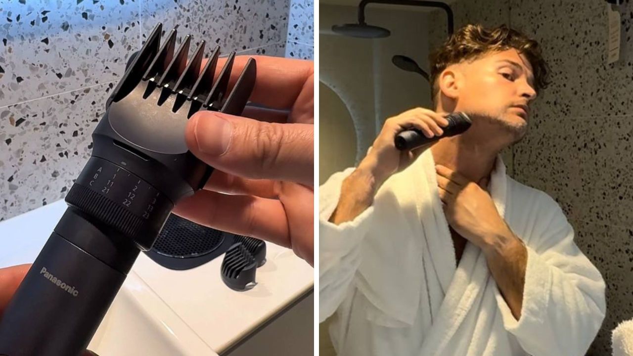 We’ve rounded up the best men’s body and hair trimmers out there right now, including the Panasonic Multishape. Picture: Troy Nankervis