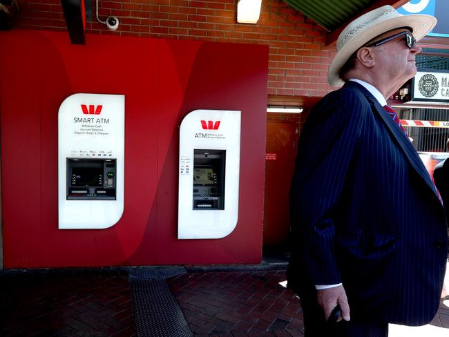 Westpac Bank signage is seen in Adelaide, Wednesday, December 11, 2019. (AAP Image/Kelly Barnes) NO ARCHIVING