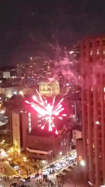 Fireworks Light Up Philly Amid Super Bowl Celebrations