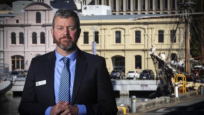 Police Association of Tasmania president Colin Riley. Picture: Chris Kidd