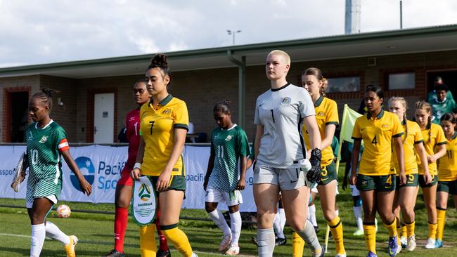 Goalkeeper Grace Wilson. Picture: Damian Briggs/Speedmedia