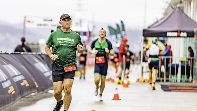 Athletes at the Ironman 70.3 Tasmania in Hobart on Sunday 4th February. Picture: Linda Higginson