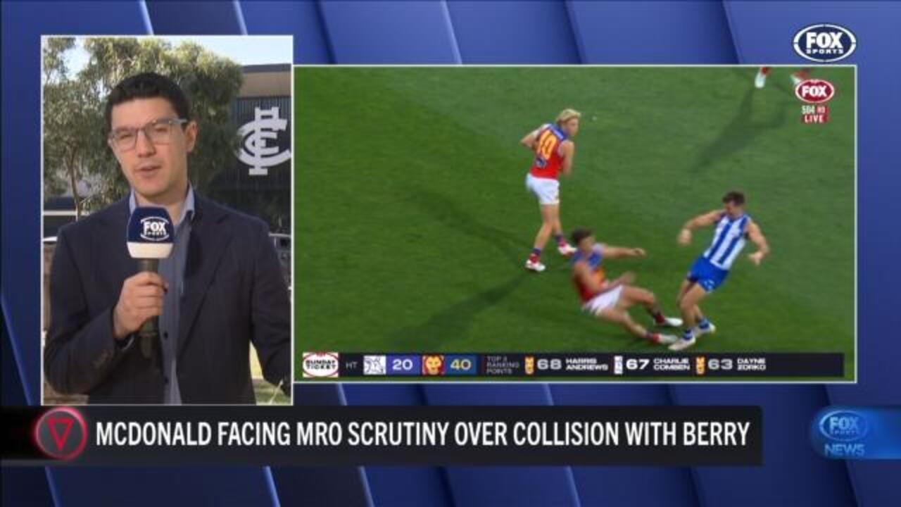 Brutal hit, McDonald facing MRO scrutiny