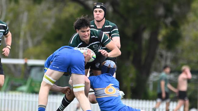 Frank Howarth. GPS Rugby Churchie Vs BBC Saturday August 10, 2024. Picture, John Gass