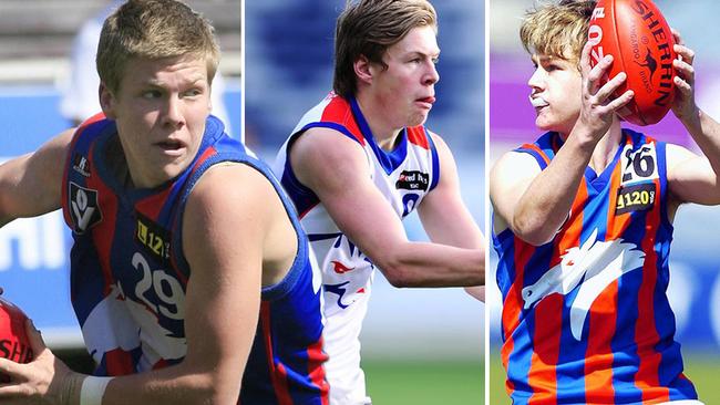 See if you recognise these young bucks — who all ended up playing AFL — plying their trade with NAB League club Oakleigh Chargers.