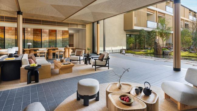 The lobby of Six Senses.