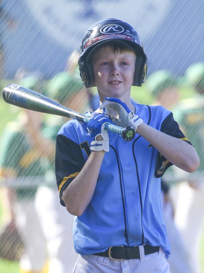 Met North V Sunshine Coast at the 12-14 years QLD School Sport 12-14 years Baseball Championships at Benowa. Picture: Glenn Campbell
