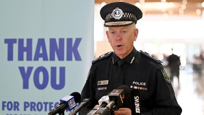 Police commissioner Grant Stevens. Picture: Naomi Jellicoe