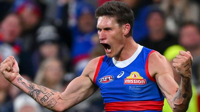 Rory Lobb showed why the Bulldogs recruited him. Picture: Morgan Hancock/Getty Images