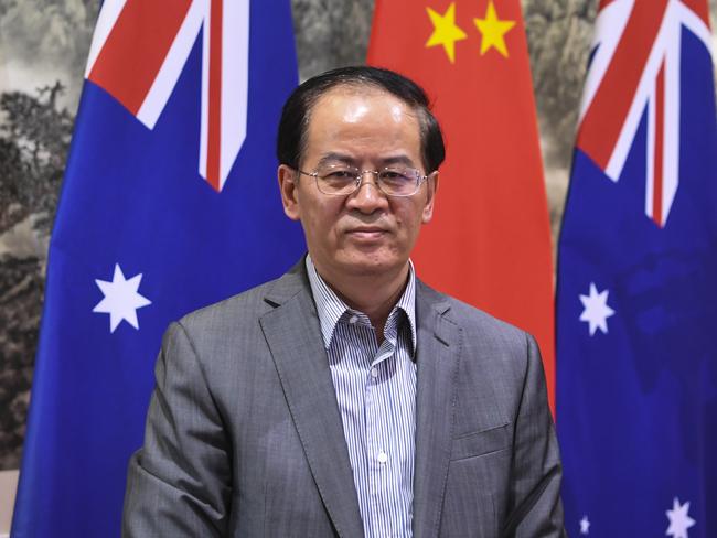 Chinese ambassador to Australia Cheng Jingye. Picture: AAP