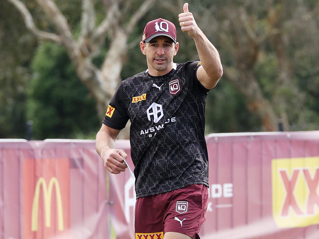 Ikin wants to retain Billy Slater as Queensland coach. Picture: Liam Kidston